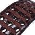 JASSY 105  125cm Breathable Men’s Leather Handwoven Vintage Casual Pin Buckle Hollow Belt