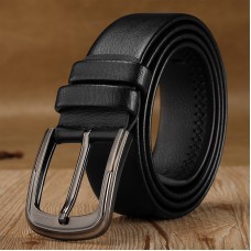 JASSY 120cm Men’s Business Casual Leather PU Pin Buckle Belt