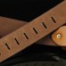 110cm Men’s PU Leather Solid Color Square Head Alloy Pin Buckle Business Belt