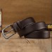 JASSY 120cm Men’s Business Casual Leather PU Pin Buckle Belt