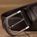 JASSY 120cm Men’s Business Casual Leather PU Pin Buckle Belt