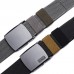 Jassy 120cm 150cm Men’s Two Tone Nylon Casual Automatic Buckle Adjustable Belt