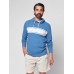 Surf Stripe Slub Hoodie - Blue Horizon