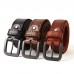 JASSY 110  130cm Men’s Business Casual Genuine Leather Pin Buckle Simple Belt