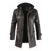 HOODED LEATHER JACKET